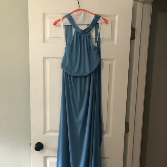 Azazie | Dresses | Azazie Steel Blue In Landry Style | Poshmark